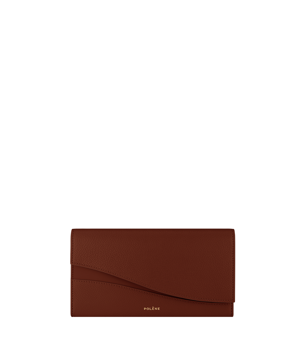 Polene Sierra Wallet - Duo Cognac