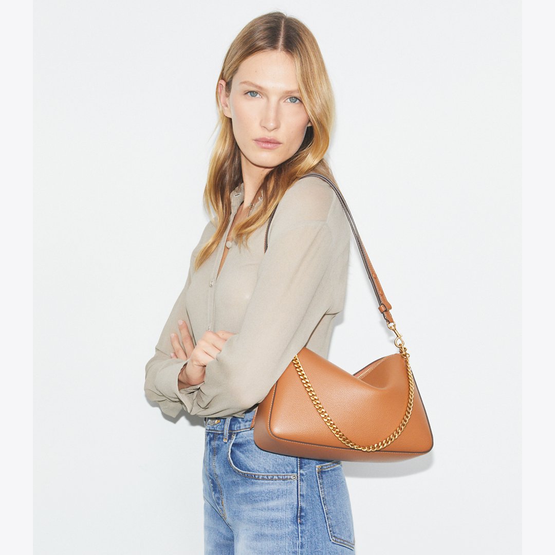 Tory Burch Perry Shoulder Bag Autumn Brown