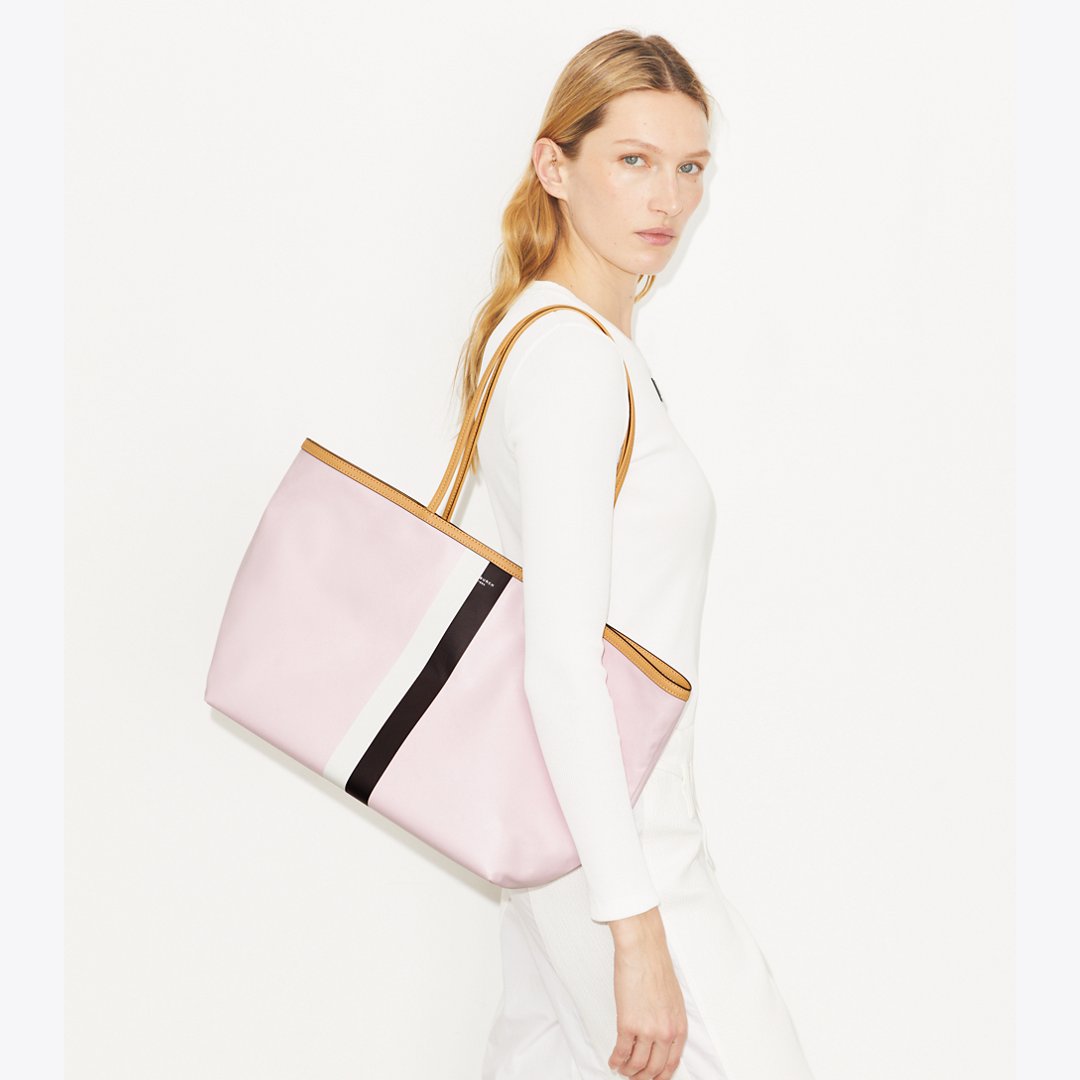 Tory Burch Racer Tote Rose Mist
