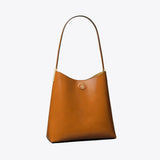 Tory Burch Robinson Spazzolato Hobo Bag DARK SIENNA