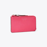 Tory Burch Romy Zip Card Case Bright Pink