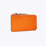 Tory Burch Romy Zip Card Case Orange
