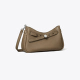Tory Burch Romy Zip Top Crossbody Wild Mushroom