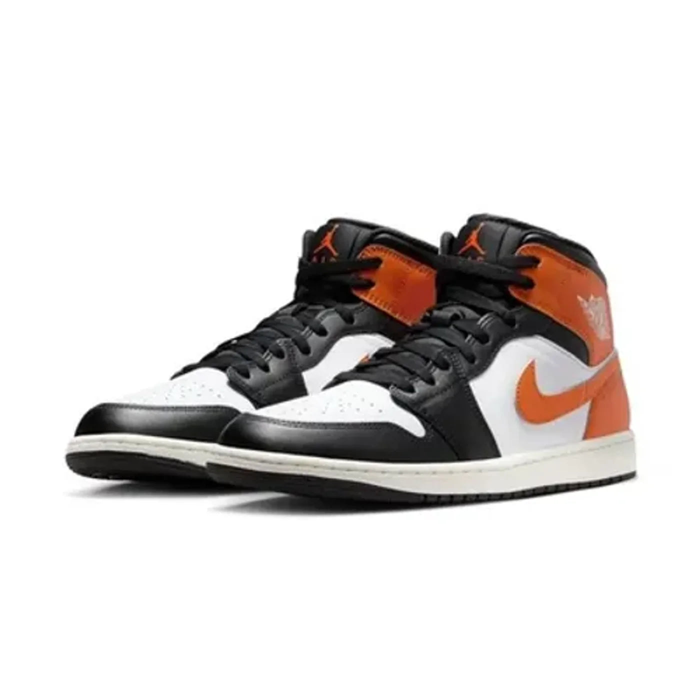 Air Jordan 1 Mid Black Toe Starfish