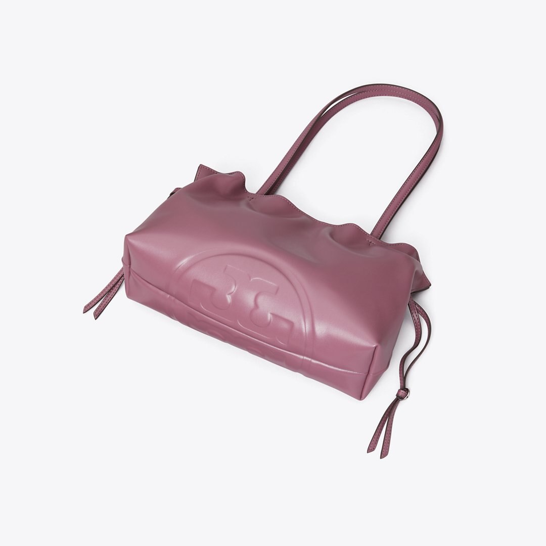 Tory Burch Small Ella natuura Drawstring Tote Mauve