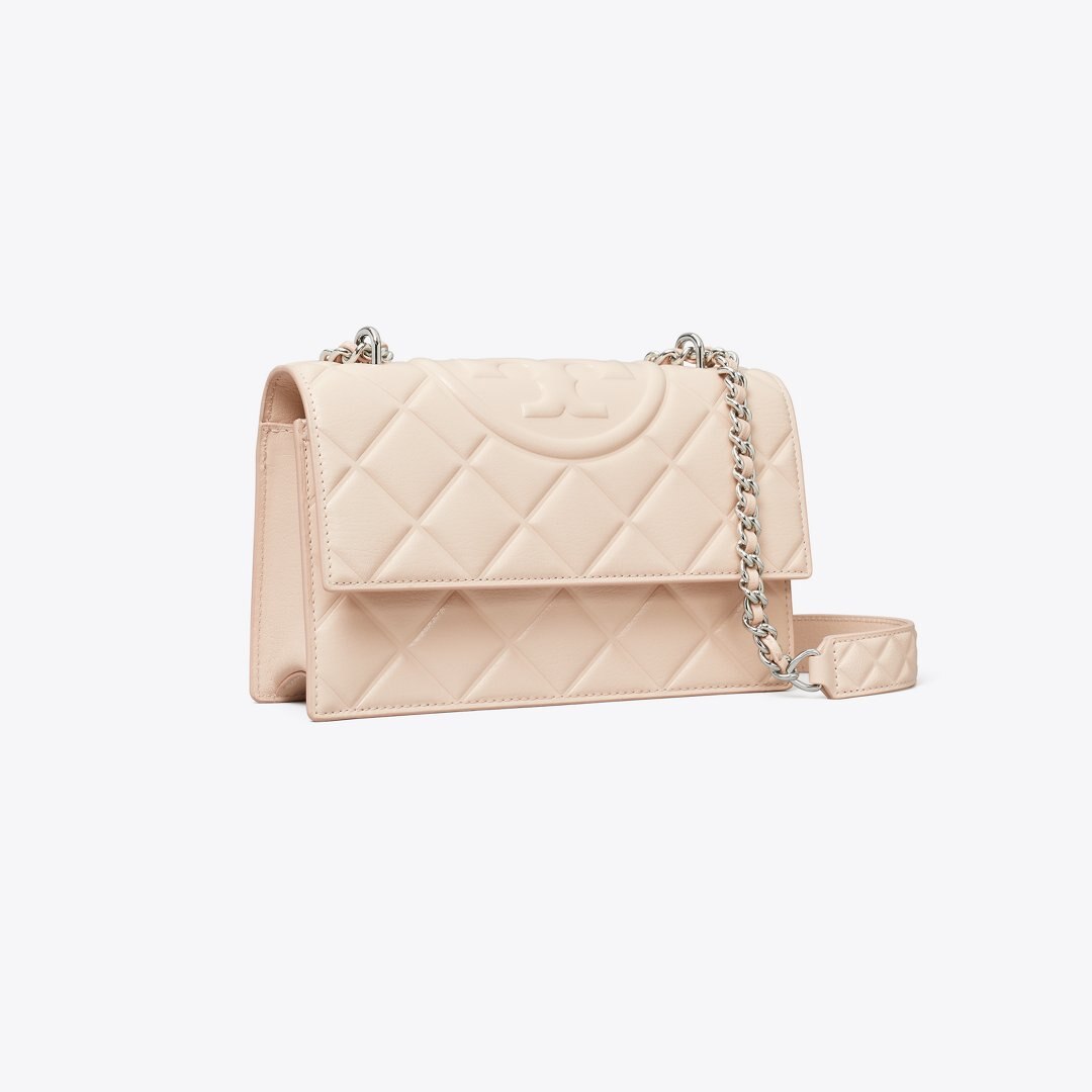 Tory Burch Small Fleming Shoulder Bag Soft Pink