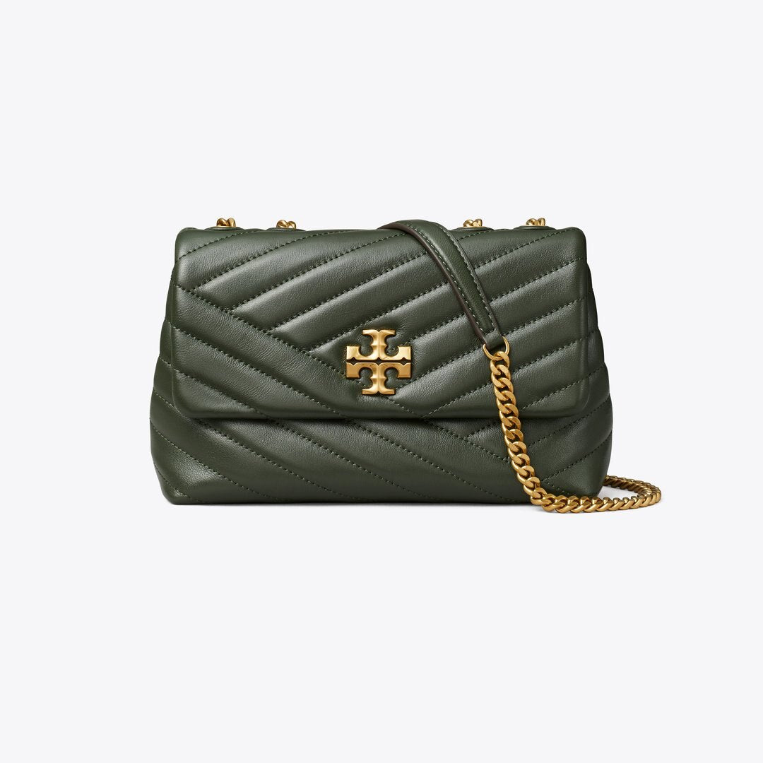Tory Burch Small Kira Chevron Shoulder Bag SYCAMORE
