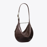 Tory Burch Small Leather Balloon Bag Warm Mahogany