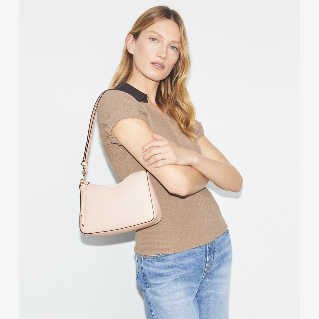 Tory Burch Small Perry Shoulder Bag Soft Pink