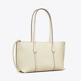 Tory Burch Small Perry Zip Tote Warm White