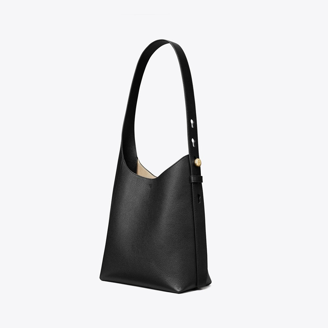 Tory Burch Small Romy Hobo Bag Black