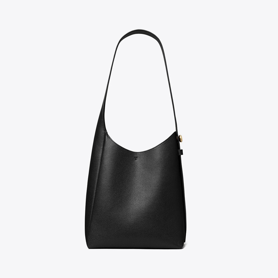 Tory Burch Small Romy Hobo Bag Black