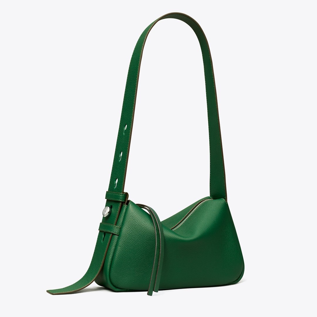 Tory Burch Small Romy Shoulder Bag Dark Kale