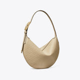 Tory Burch T Monogram Pebbled Small Balloon Bag Fresh Clay