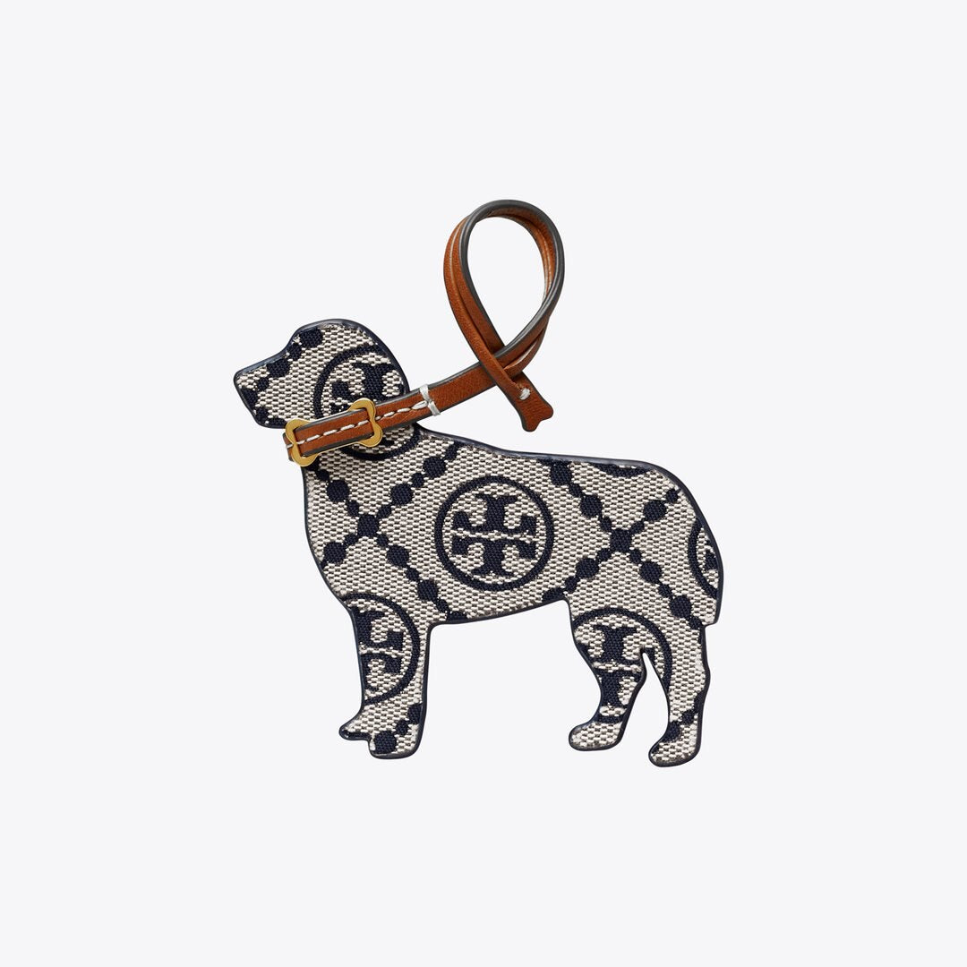 Tory Burch T Monogram Retriever Bag Charm Tory Navy