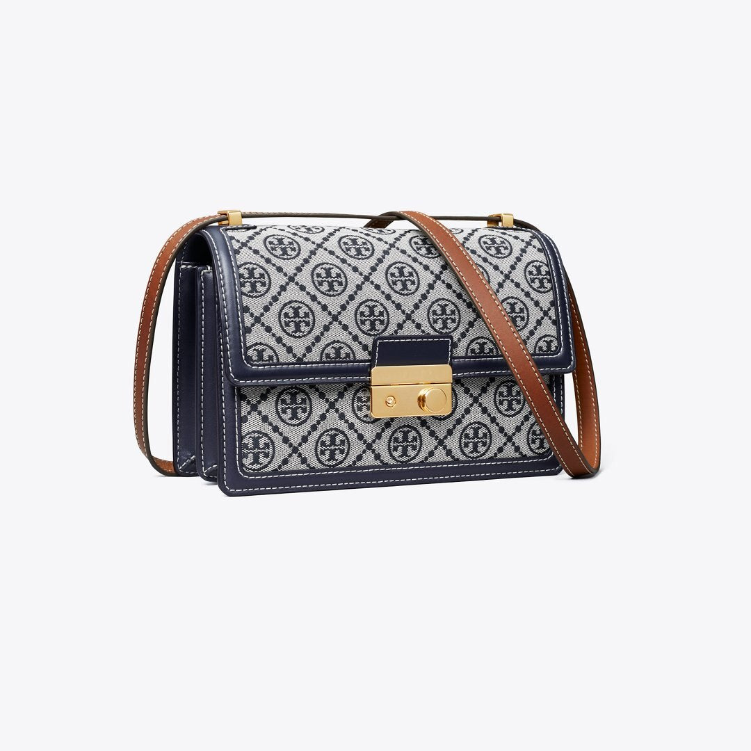 Tory Burch T Monogram Shoulder Bag Tory Navy