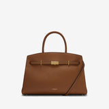 DeMellier The Midi Hudson tan small grain