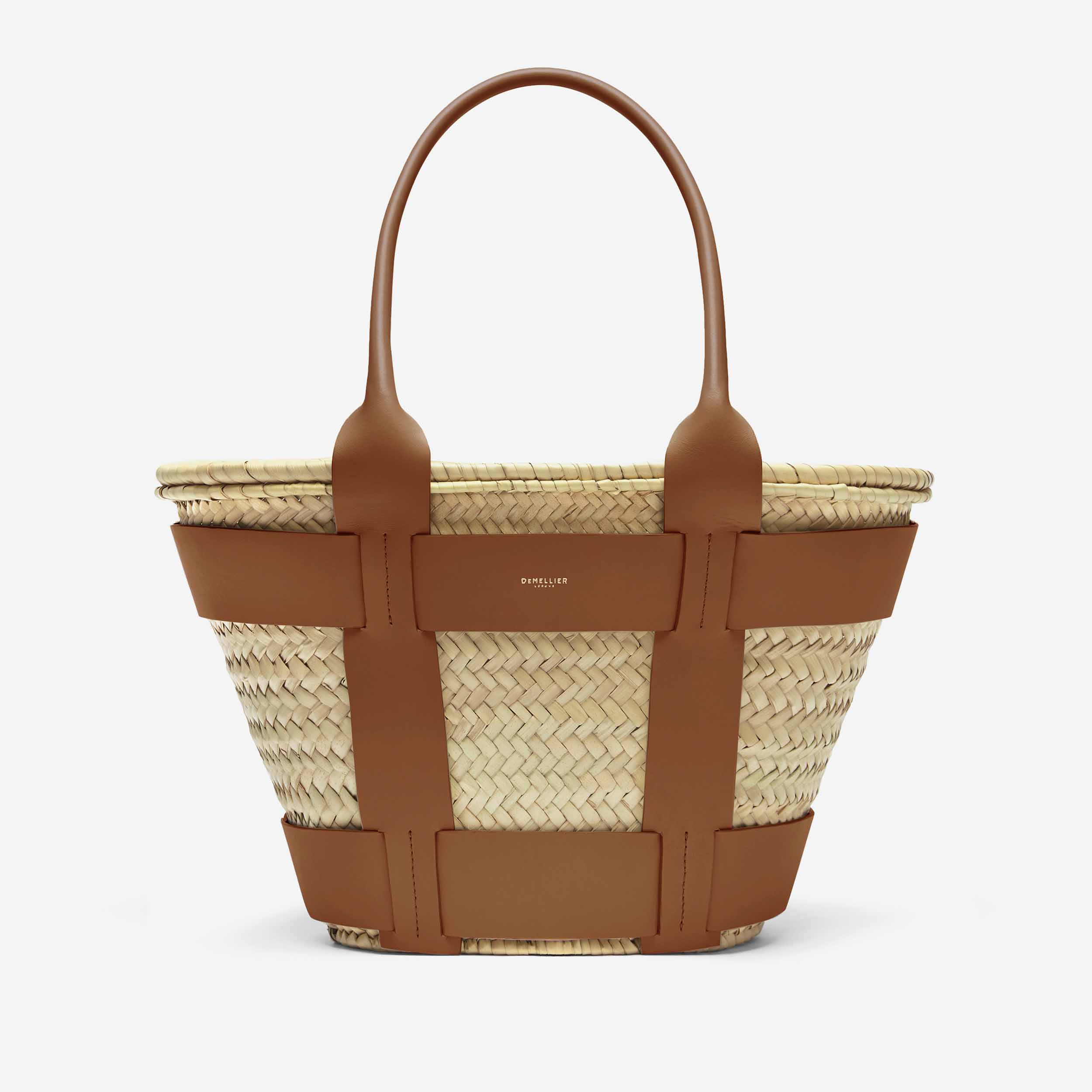 DeMellier The Santorini natural basket tan smooth