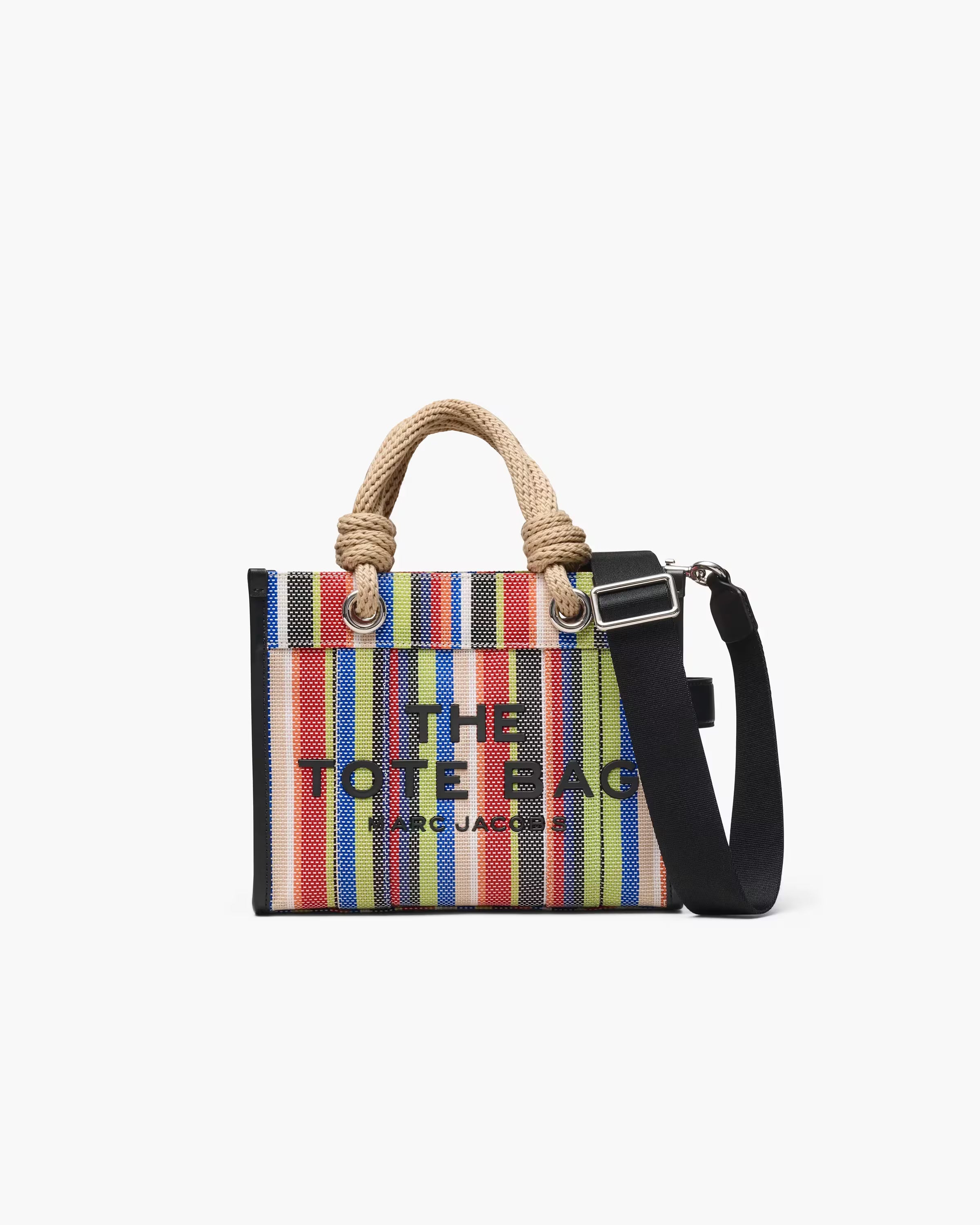 Marc Jacobs The Stripe Mesh Small Tote Bag Red Multi