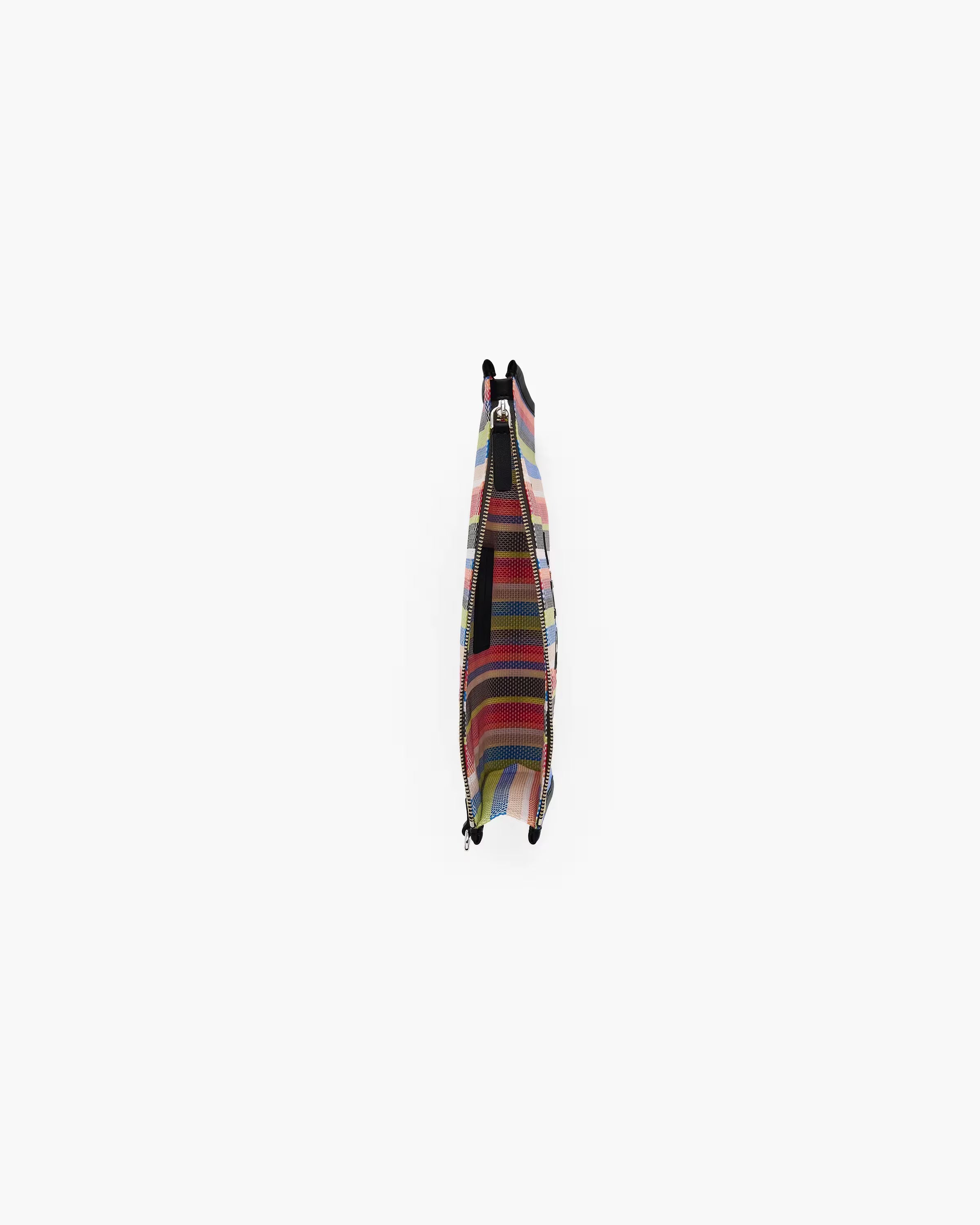 Marc Jacobs The Stripe Mesh Large Pouch Red Multi