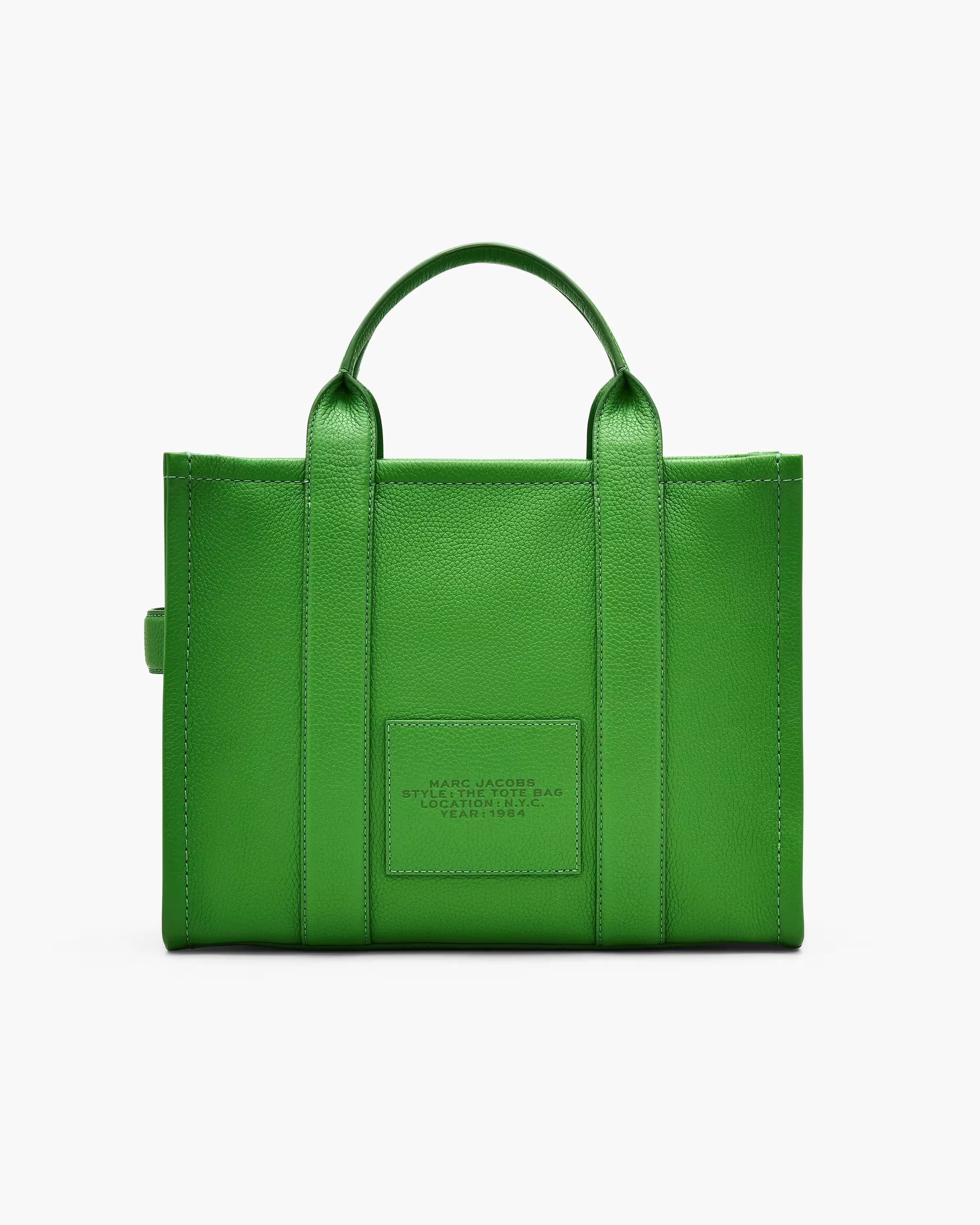 Marc Jacobs The Leather Medium Tote Bag Kiwi