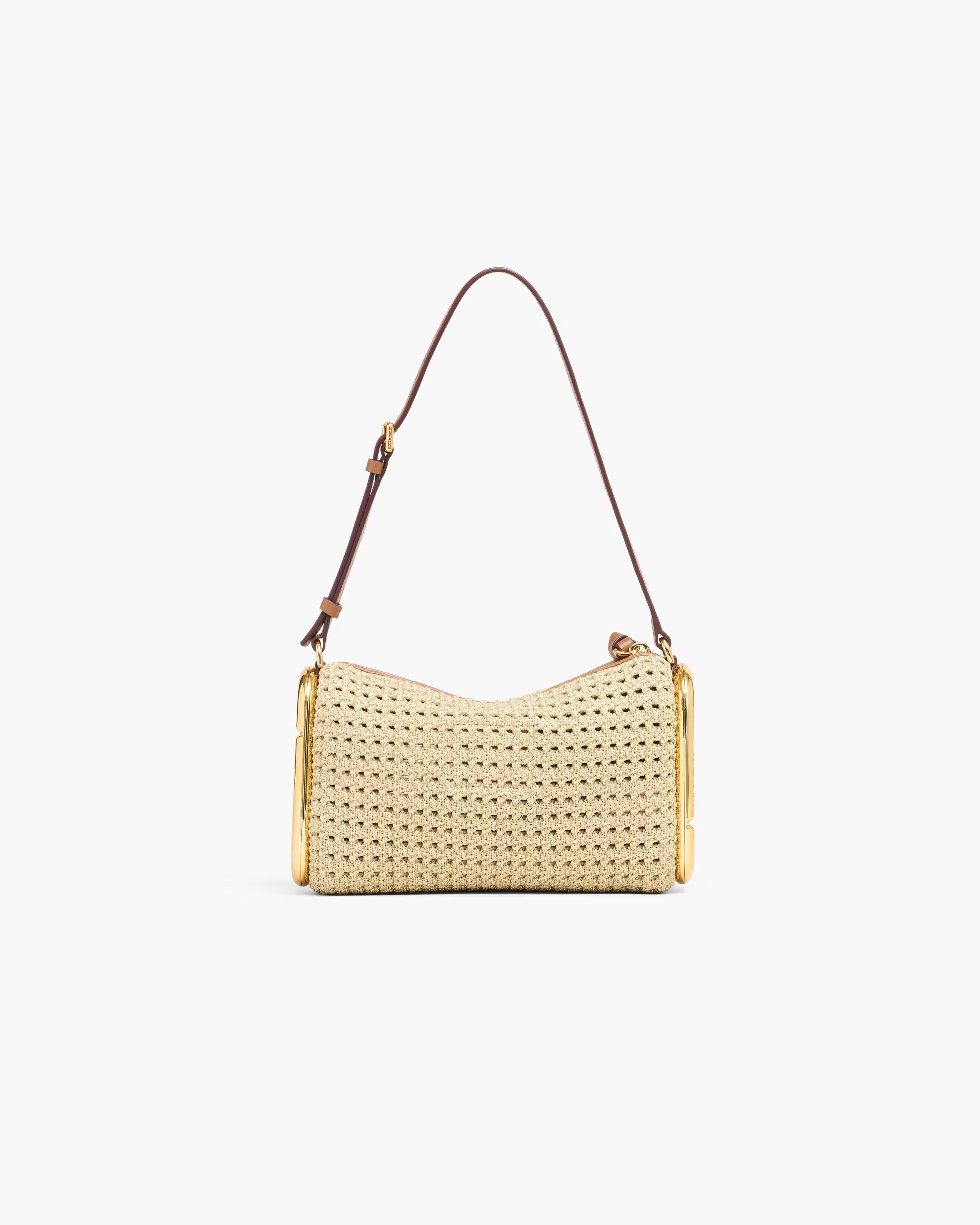 Marc Jacobs Scene Small Shoulder Bag In Crochet Champagne