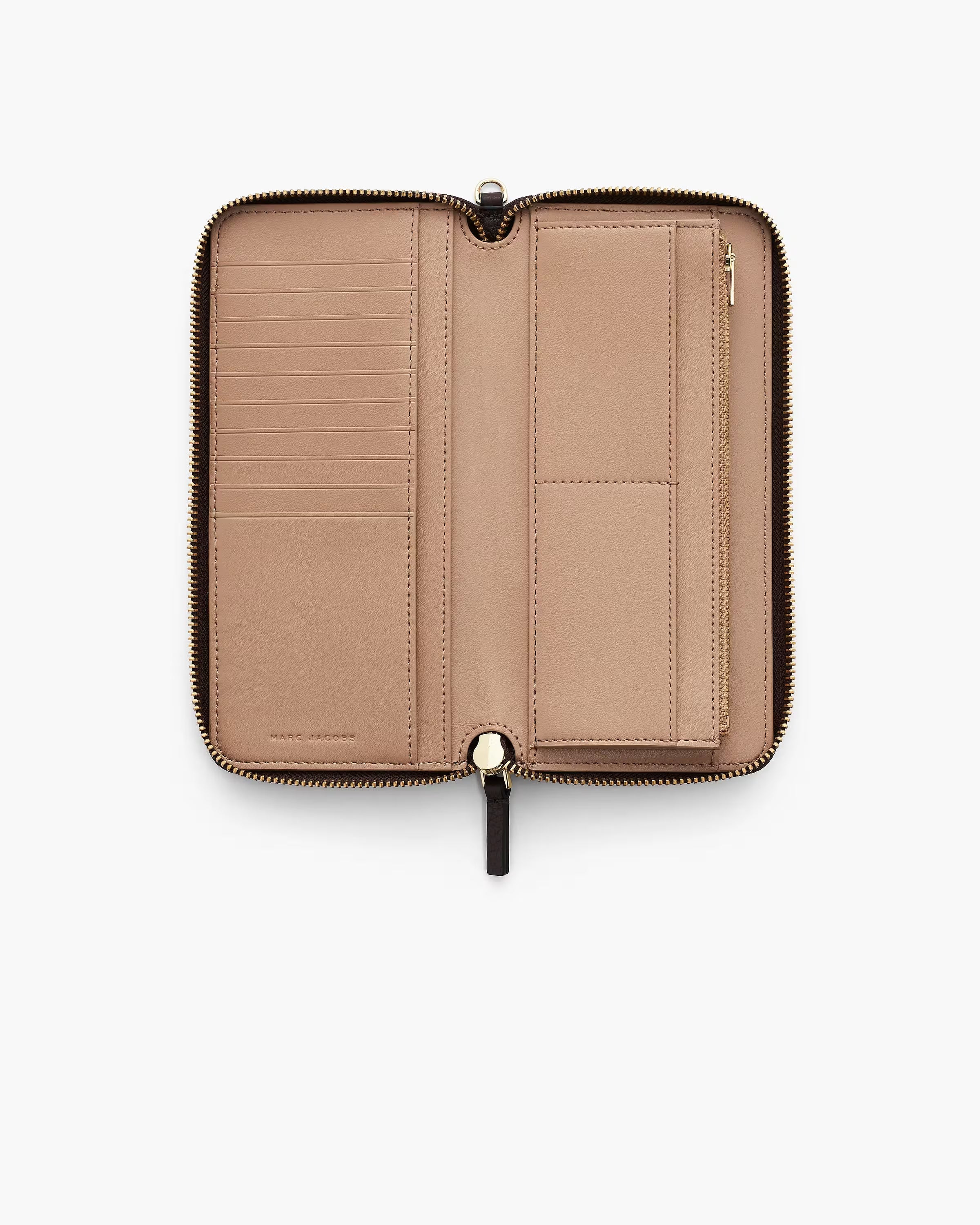 Marc Jacobs The Leather Continental Wallet Ganache