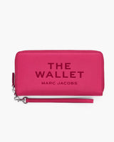 Marc Jacobs The Leather Continental Wallet Raspberry Pink