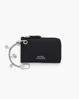 Marc Jacobs The Everyday Top Zip Charm Wallet Black