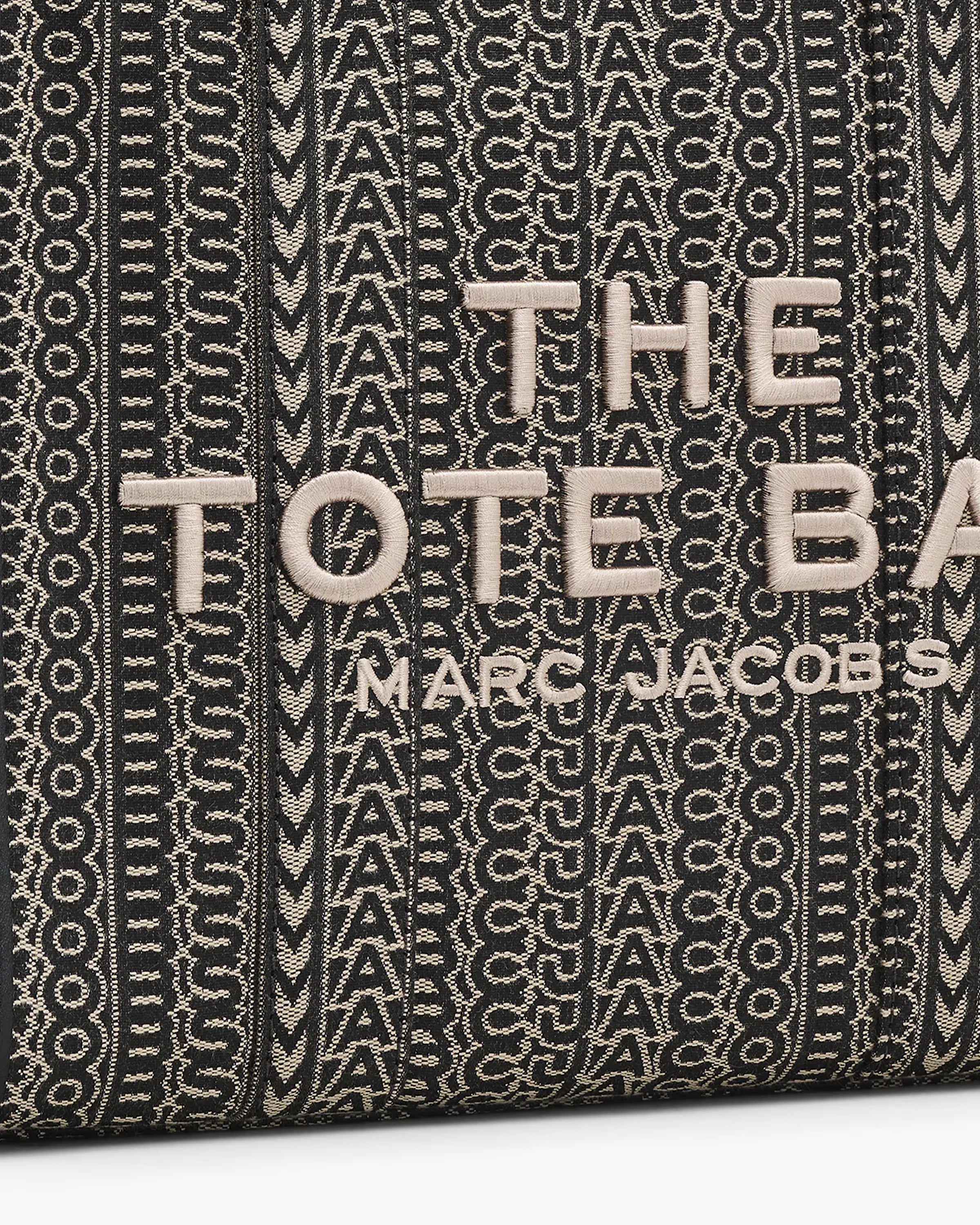 Marc Jacobs The Monogram Jacquard Medium Tote Bag Beige Multi