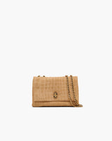 Marc Jacobs The Suede Croc Slim Dual Convertible Shoulder Bag Sahara