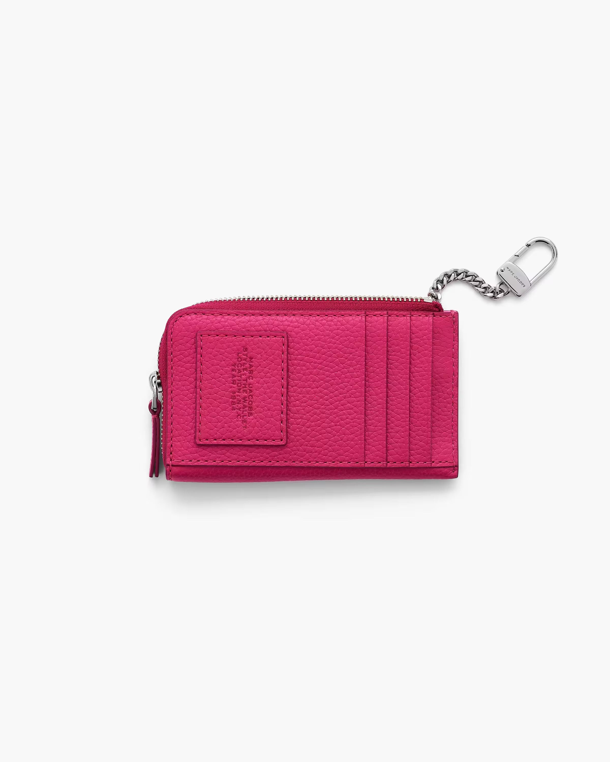 Marc Jacobs The Leather Top Zip Multi Wallet Raspberry Pink