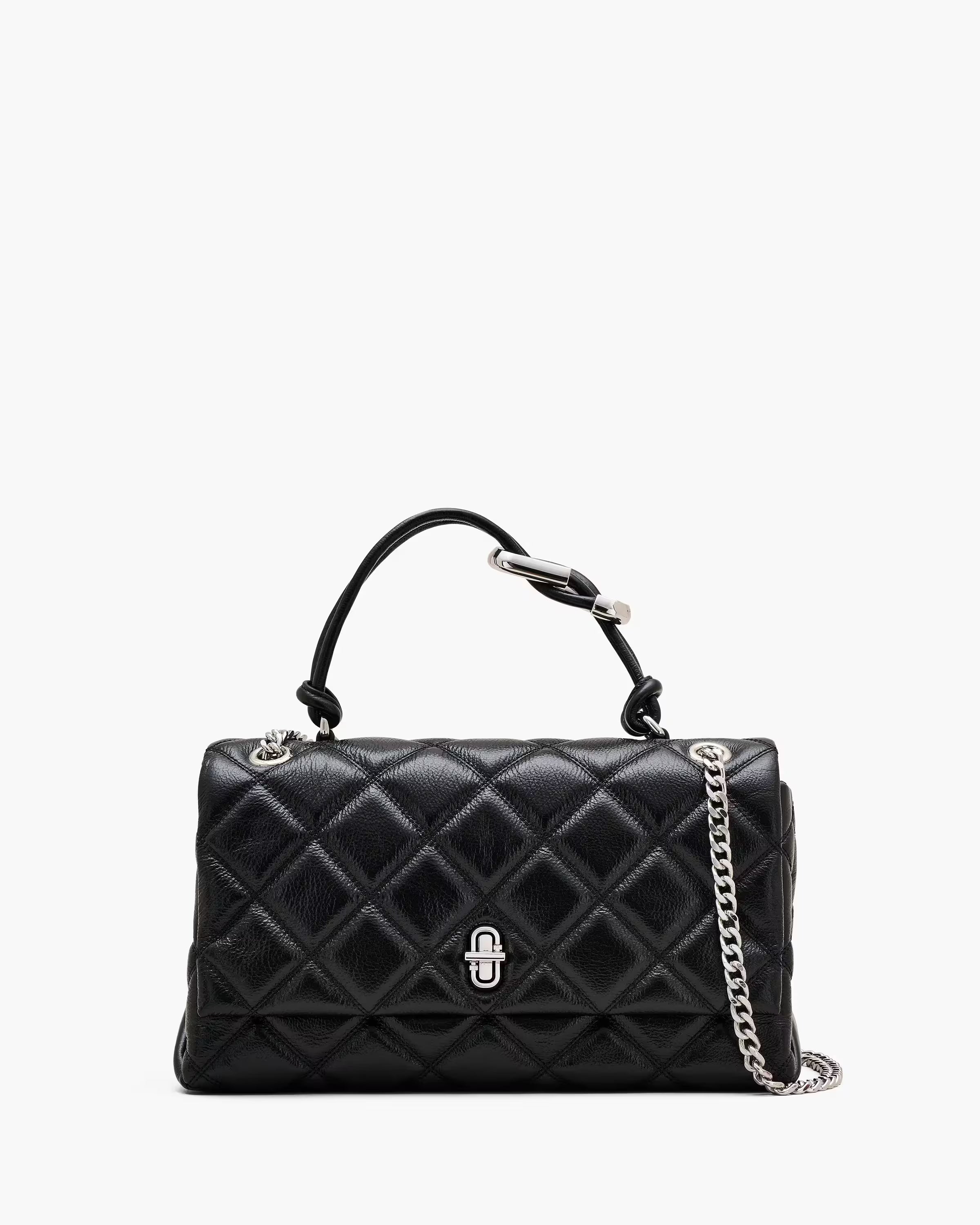 Marc Jacobs The Quilted Dual Convertible Shoulder Bag Black