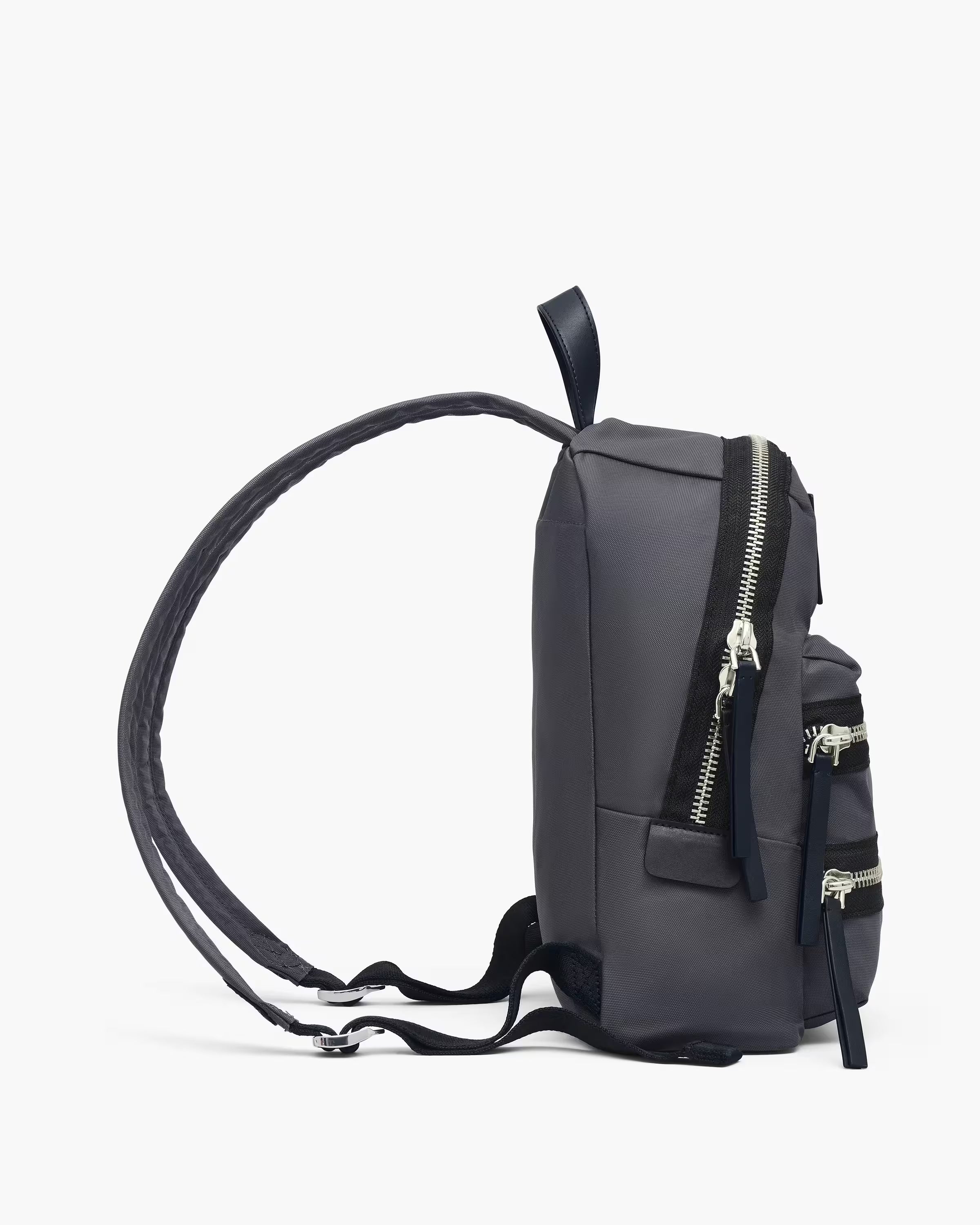 Marc Jacobs The Biker Nylon Medium Backpack Dark Shadow