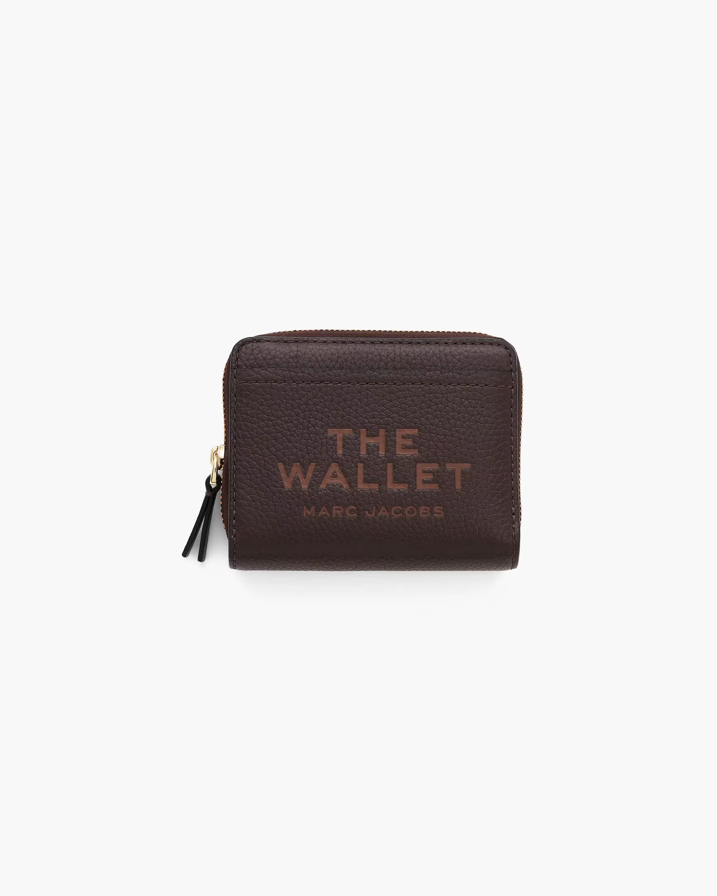 Marc Jacobs The Leather Mini Compact Wallet Ganache