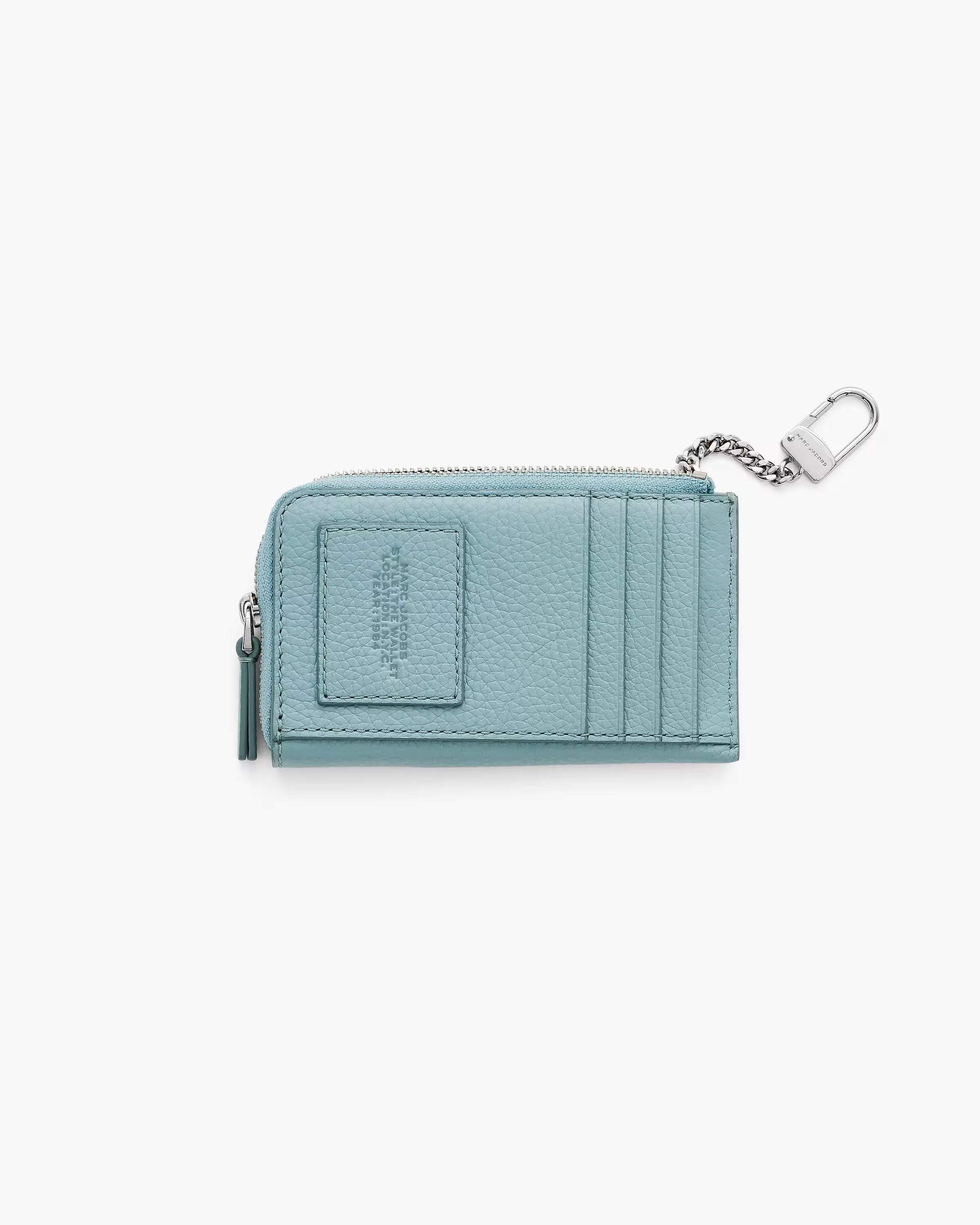Marc Jacobs The Leather Top Zip Multi Wallet Sky Blue