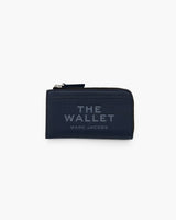 Marc Jacobs The Leather Top Zip Multi Wallet Blue Sea