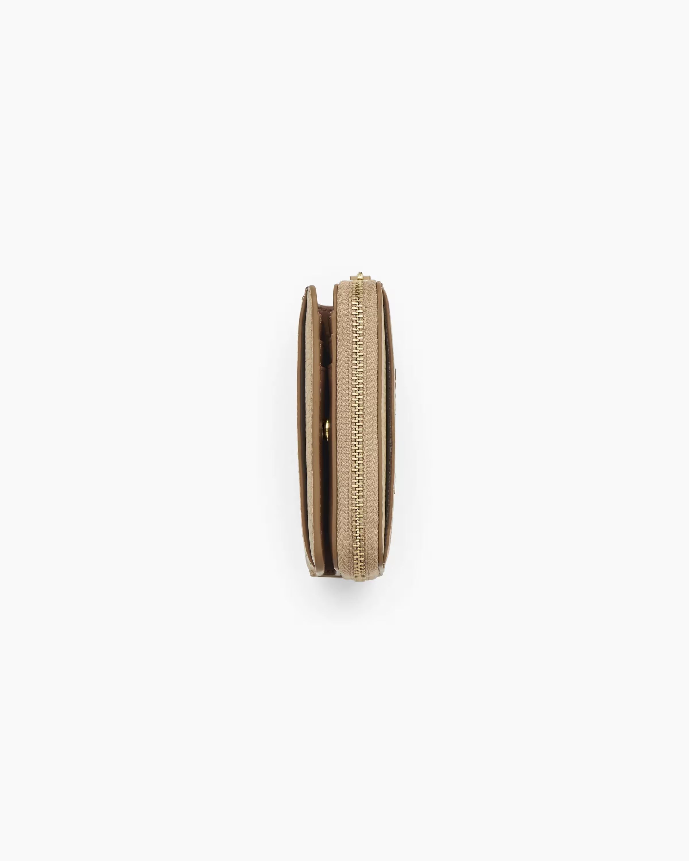 Marc Jacobs The Leather Mini Compact Wallet Camel