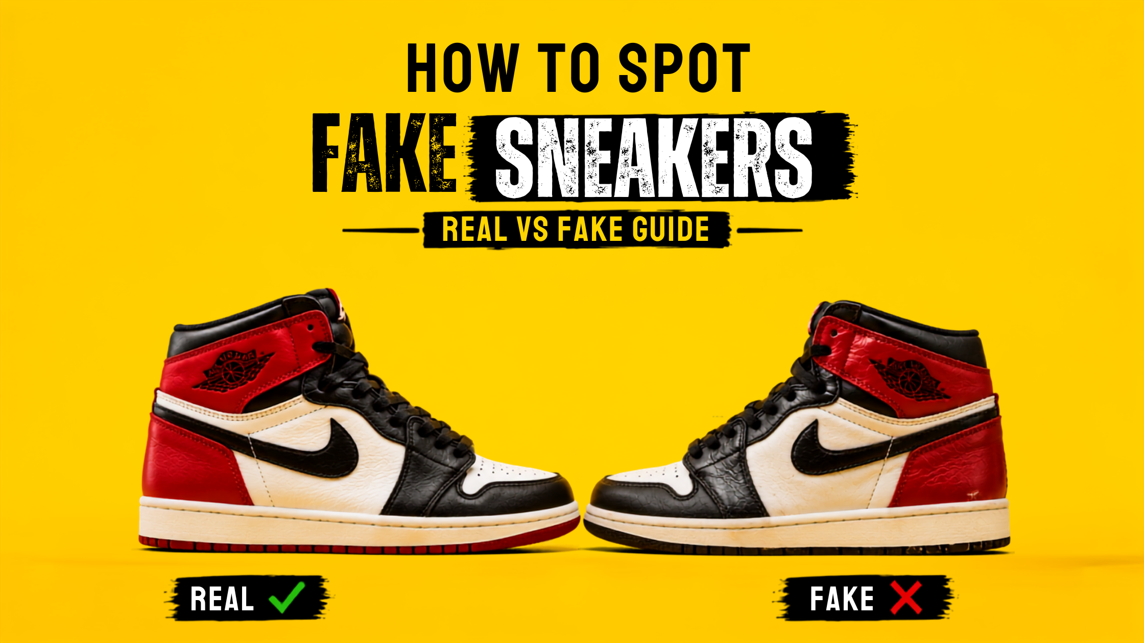 How to Spot Fake Sneakers: Tips for Authenticity