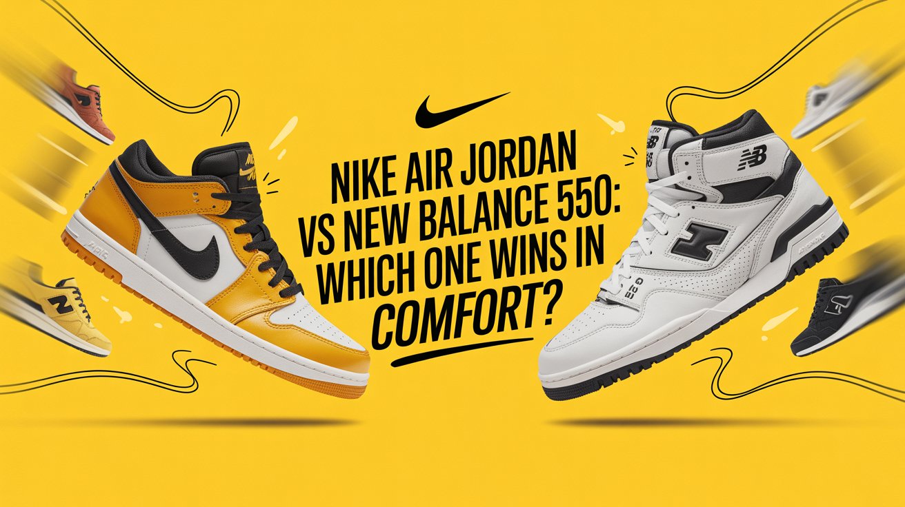 Nike Air Jordan vs New Balance 550: Which One Wins in Comfort?