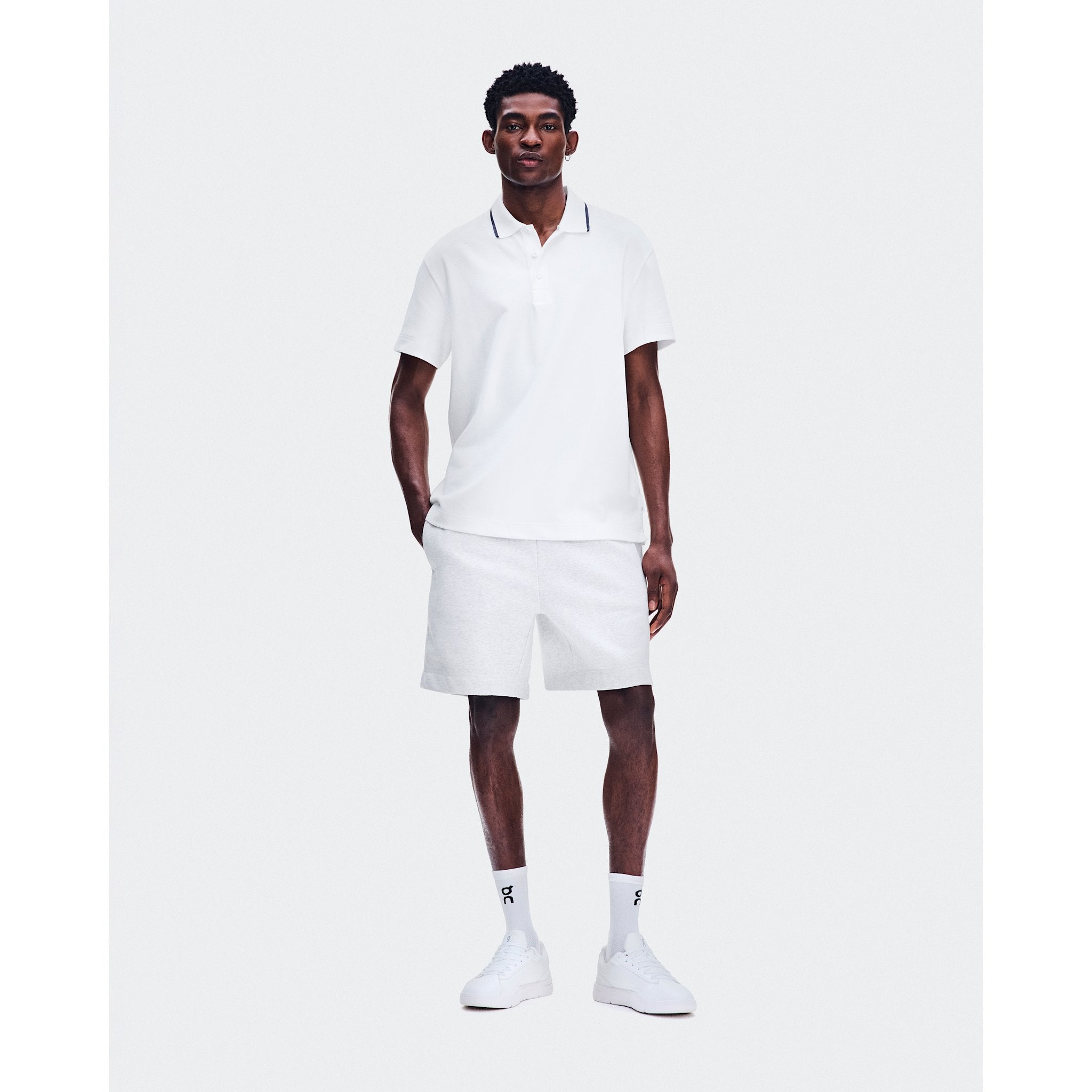 On Courtside Polo All White
