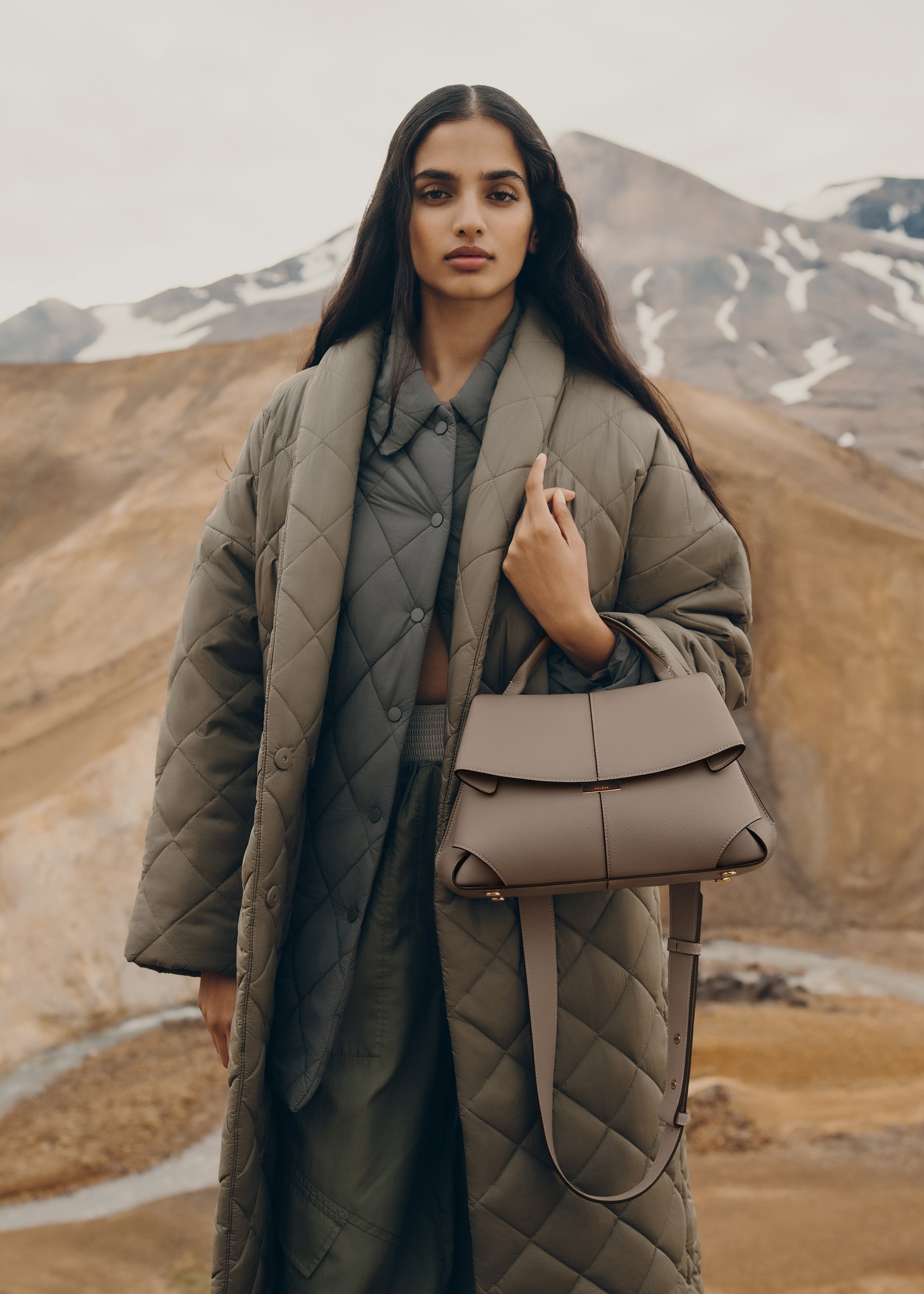 Polene Mokki Textured Taupe