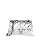 Balenciaga Crush Small Chain Bag Metallized Quilted
