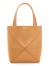 LOEWE Mini Puzzle Fold Leather Tote Bag