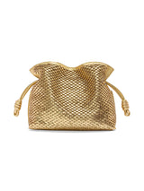 LOEWE Flamenco Scales Leather Clutch