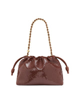 LOEWE Flamenco Sequined Leather Shoulder Bag