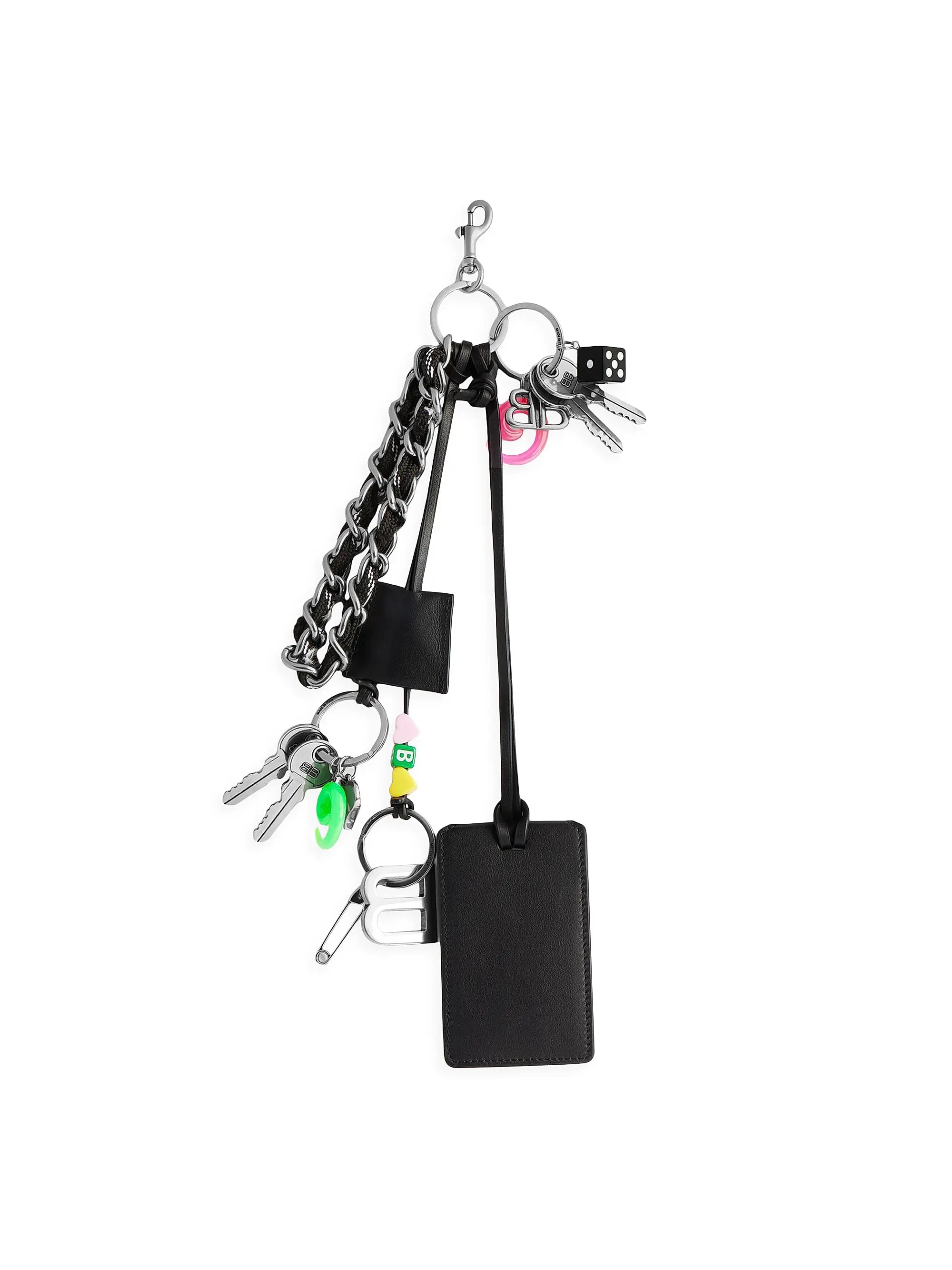 Balenciaga Keychain Rodeo Tag Full Charm