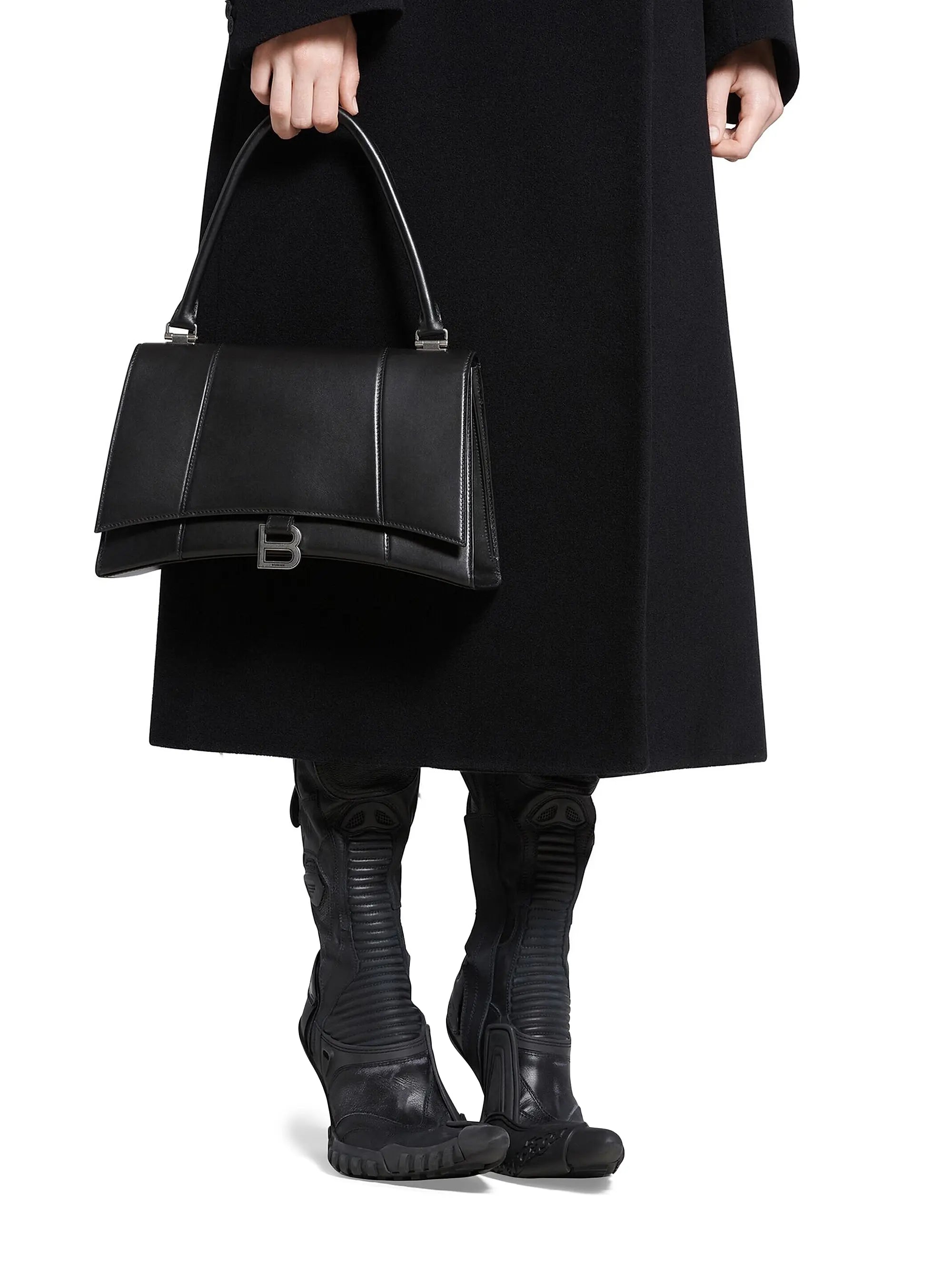 Balenciaga Hourglass Hinge Medium Top Handle Bag