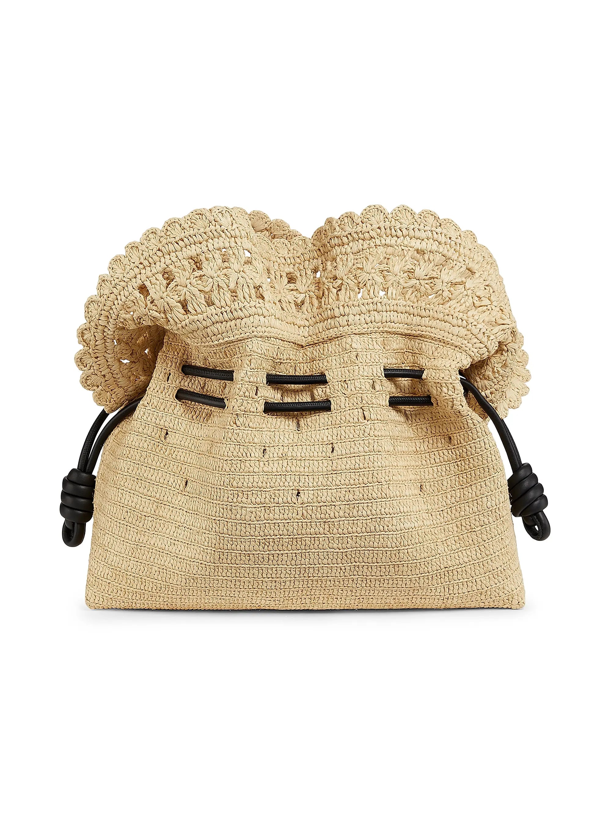 LOEWE LOEWE x Paula's Ibiza Flamenco Raffia Clutch