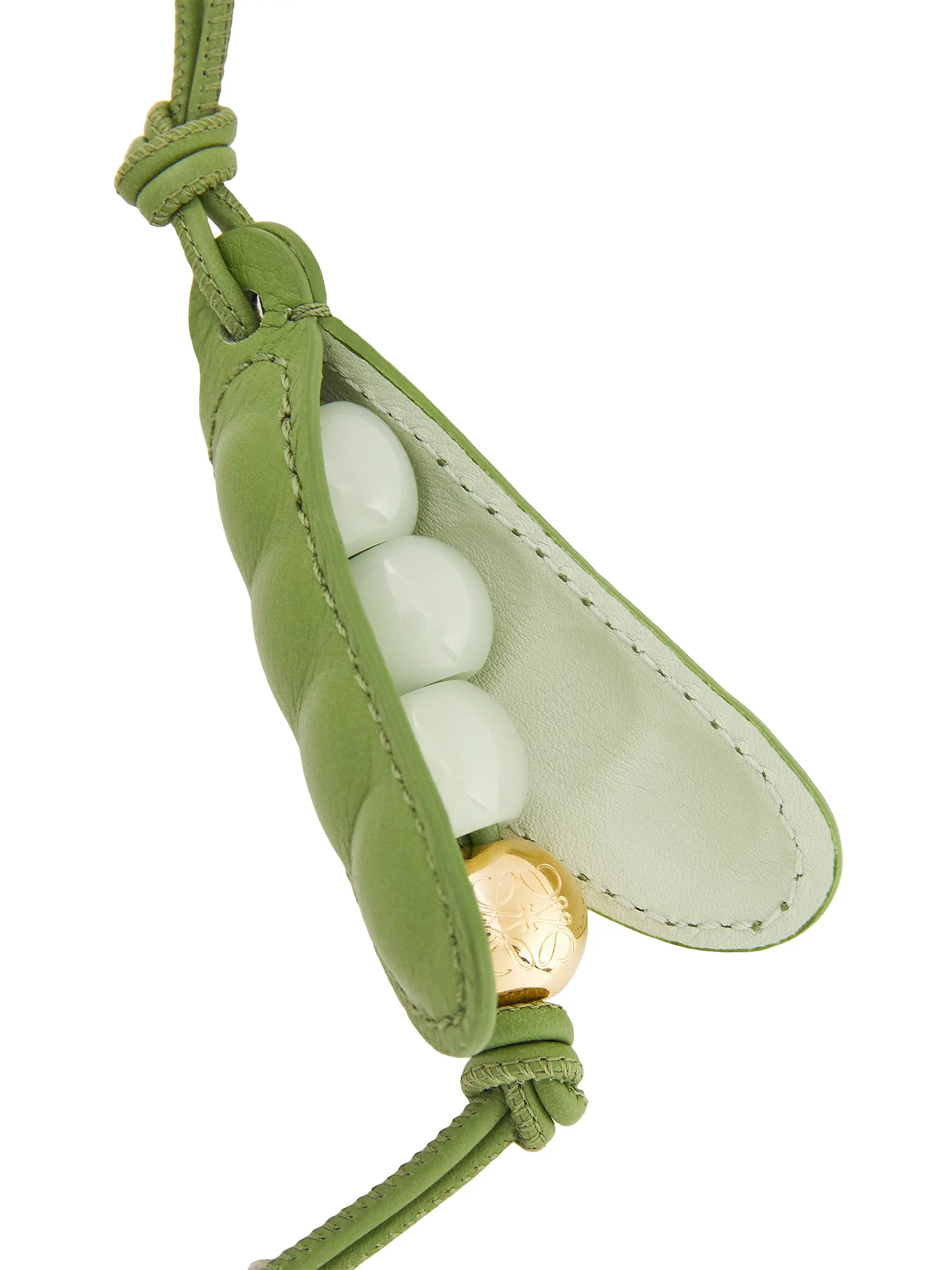 LOEWE Leather Pea Pod Charm